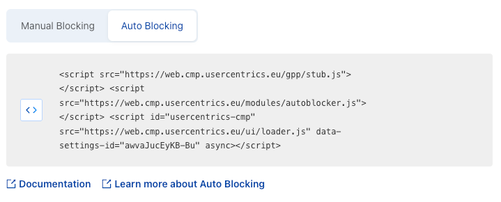 Script tag using the GPP MSPA US National
