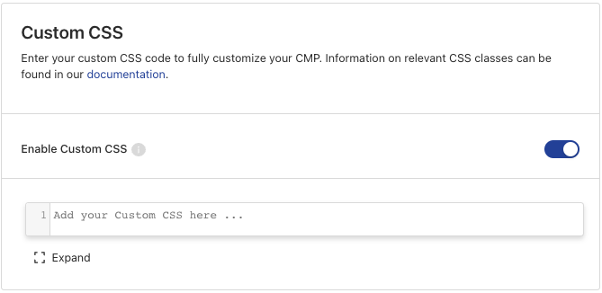 CSS input field in Admin Interface