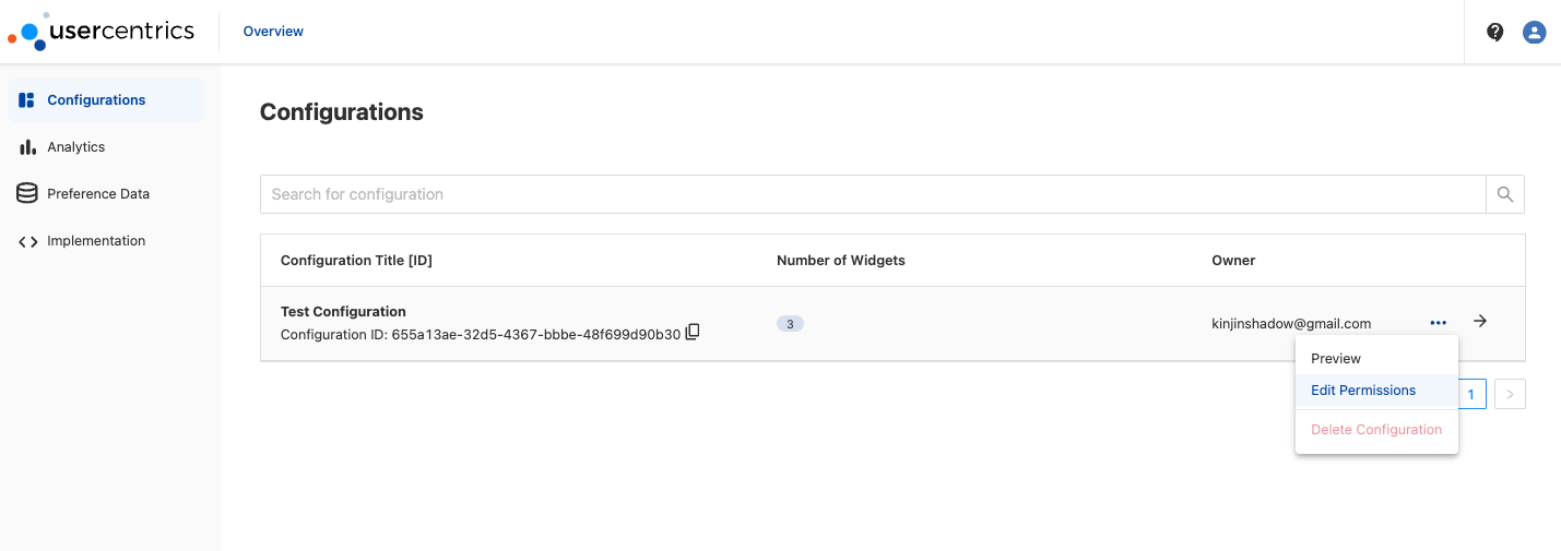 Open Edit Permissions