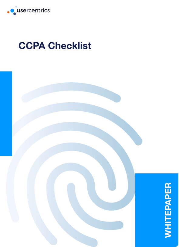 Usercentrics Whitepaper - CCPA-Checklist