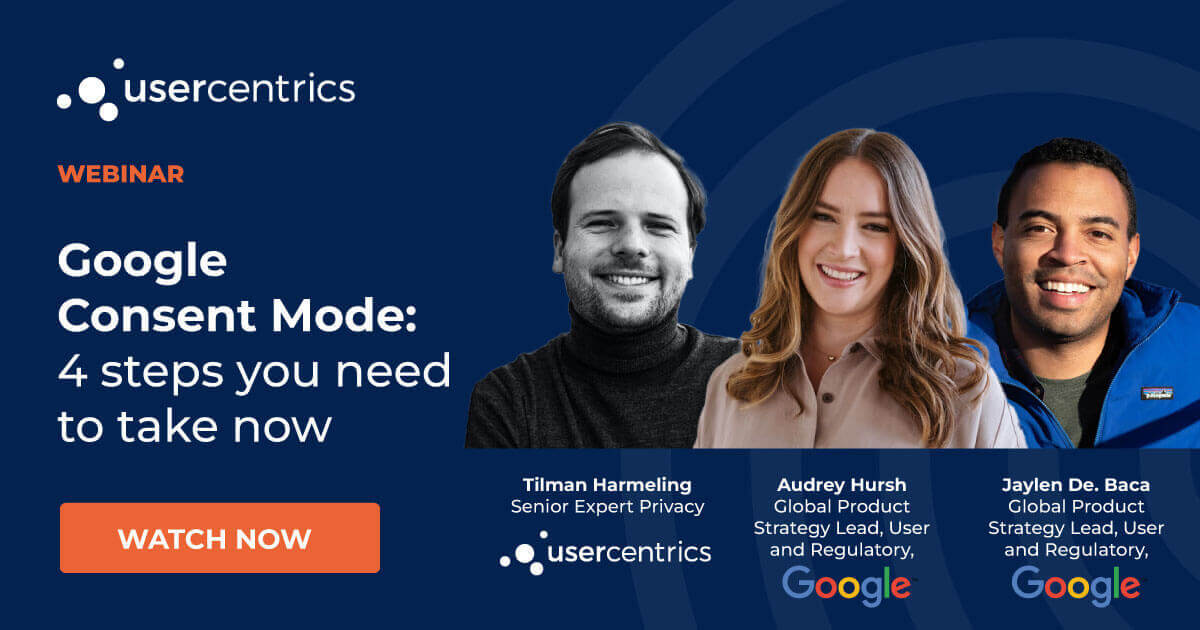 Webinar on Google Consent Mode: 4 steps you need to take now