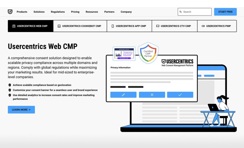 Image presenting the Usercentris products