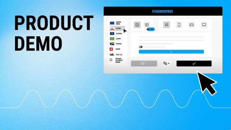 Interactive Product Demo - Usercentrics CMP