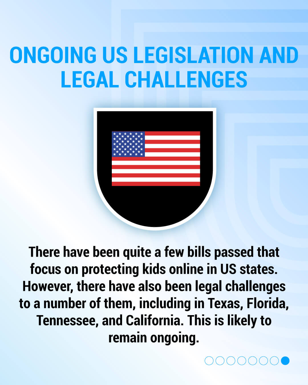 US ongoing legislation and legal challenges