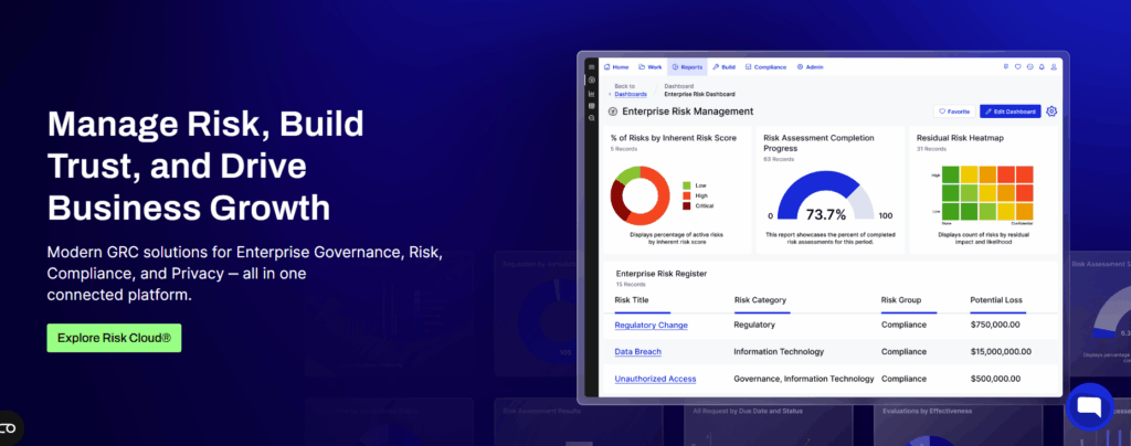 Screenshot of Logic Gate homepage