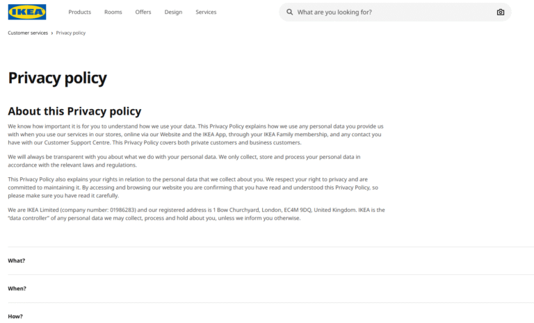 Privacy Rules Examples 33 of the Best Privacy Policy Examples — Usercentrics