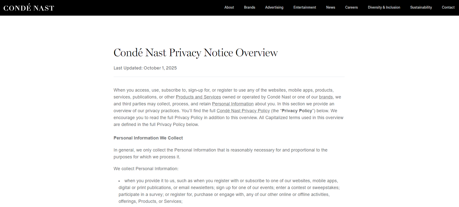 33 of the Best Privacy Policy Examples — Usercentrics