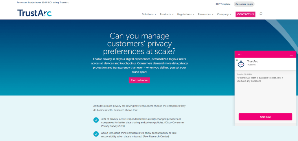 TrustArc Consent and Preference Manager