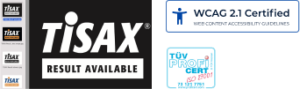 TISAX, WCAG 2.1, TUV Certifications